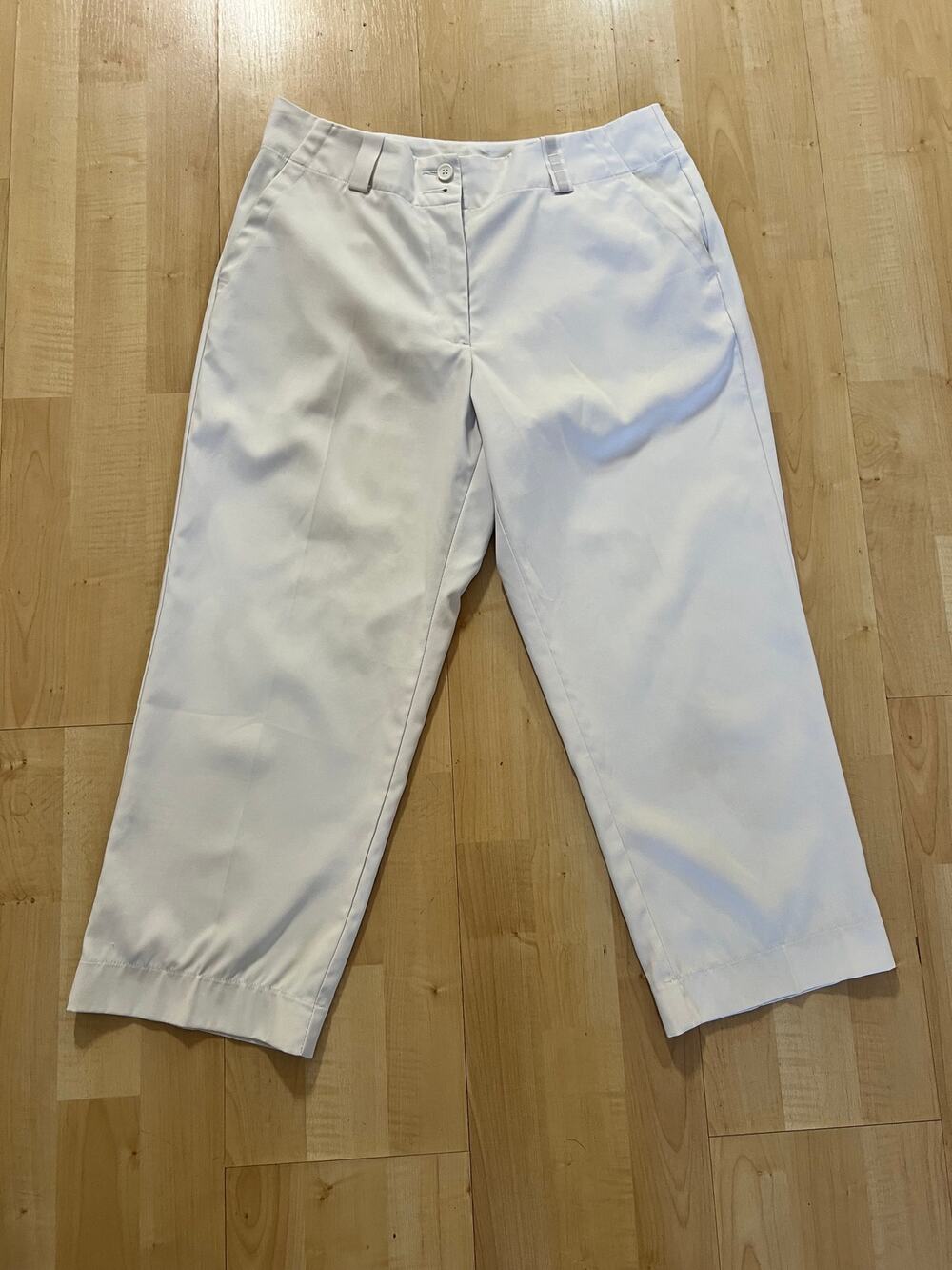 Nike Golf Womens Pants Size 6 White Dri-FIT Performance Athletic Casual Sport